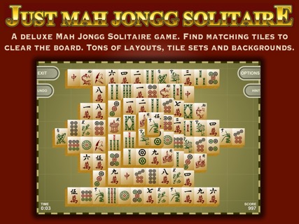 Mah Jongg Solitaire game at